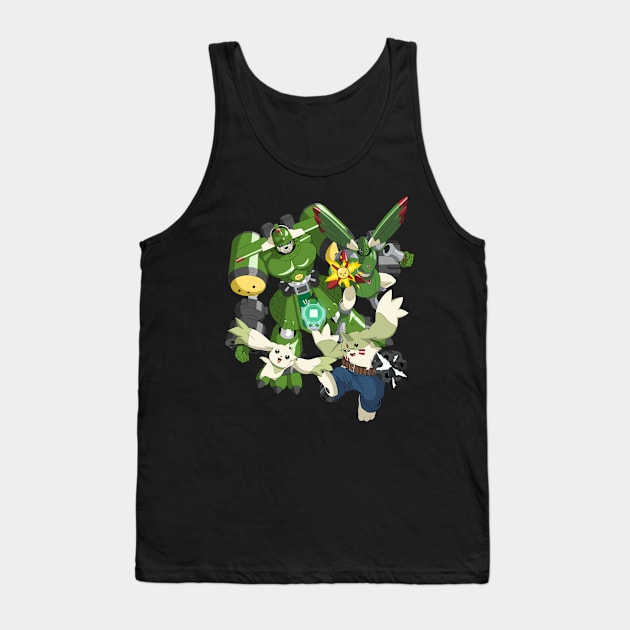 Digital monsters Tank Top by albertosancami